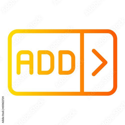 add gradient icon