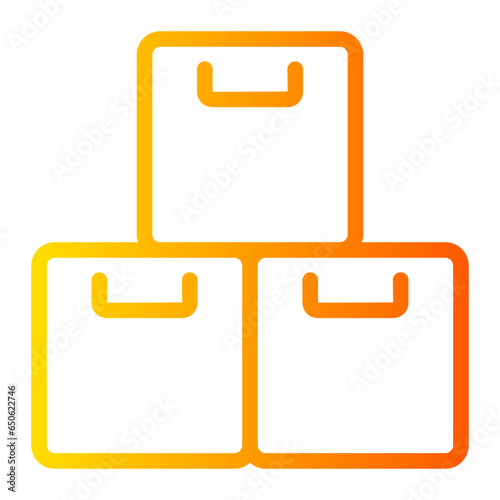 boxes gradient icon