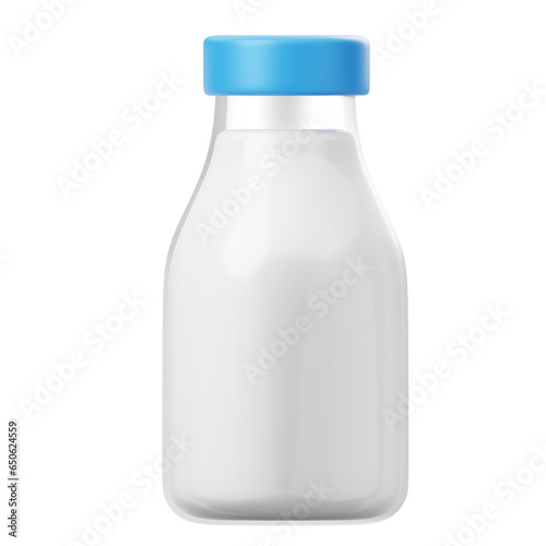 Milk Bottle 3D Icon