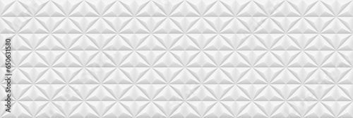 Abstract geometric background. Vector 3d illustration. Triangle or pyramid white shapes. Luxury cover design. Futuristic element for design