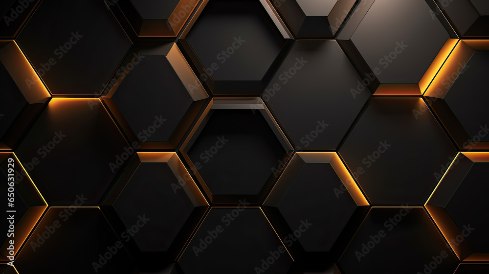 Hexagone inspired wallpaper/background with yellow light effects Hexagone inspired wallpaper/background with yellow light effects