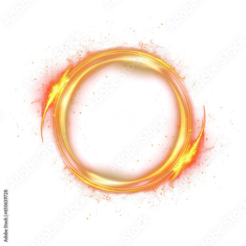 fire ring isolated