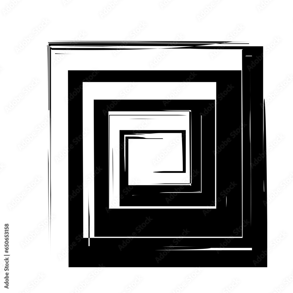 Spiral Line Abstract Grunge Brush Strock Spiral Line Abstract Grunge Brush Strock