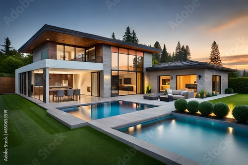 luxury home with pool © Gorodenkoff