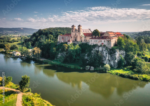 Benedictine abbey in Tyniec by the Vistula River, Poland