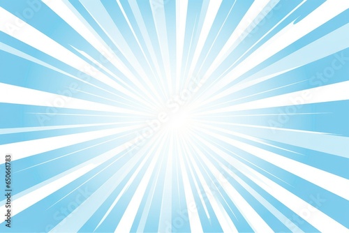 This beautiful abstract blue background features sun rays shining through.

 Generative AI