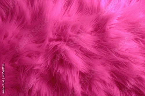 This pink fur texture background captures the beautiful texture of soft pink fur.

 Generative AI