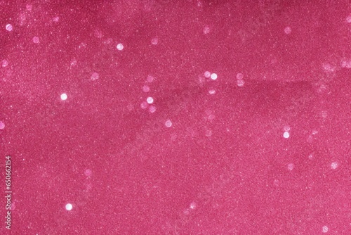 This glitter vintage lights background in pink and white is de-focused, giving it a vintage and enchanting feel.

 Generative AI photo