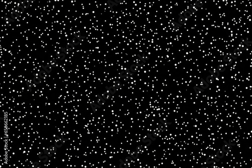 This illustration features white dots on a black background, depicting a shiny particle, serving as a decorative element.Generative AI