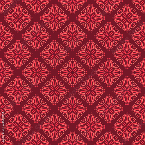 Seamless pattern with ornamental traditional ethnic motifs. Abstract background for textile, wallpaper, packaging, scrapbook, wrapping paper, web pages.