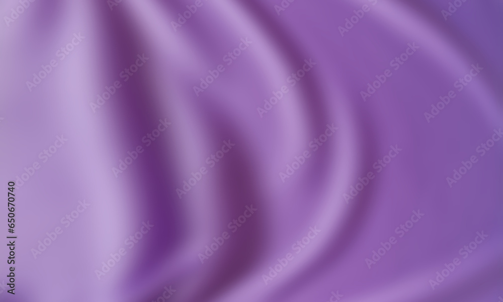 Obraz premium Blurred background, purple cloth, curved waves, soft, beautiful, for graphics.