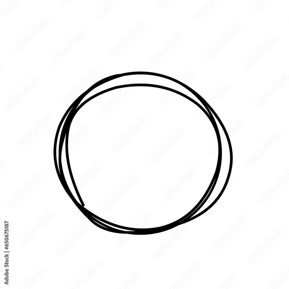 hand drawn circle lines hand drawn circle lines