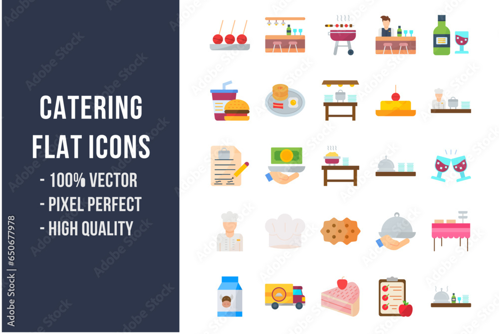 Catering Flat Icons