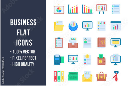 Business Flat Icons