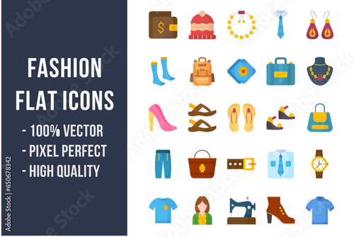 Fashion Flat Icons