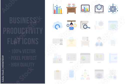 Productivity Flat Icons
