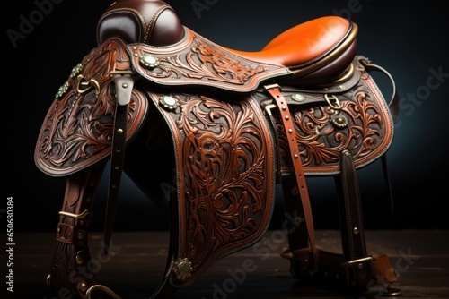 horse saddle photo