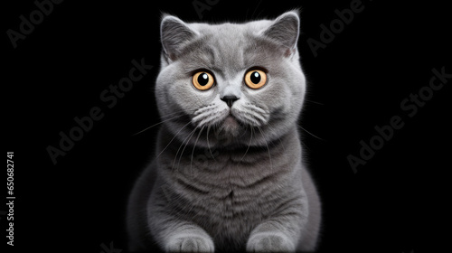 Fancy British Shorthair   advertising photography    Pastel color palette background
