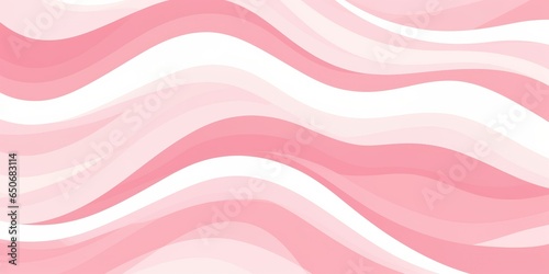Light pink glossy gentle waves that seamlessly blend into the backdrop. Background for a baby girl's birthday banner, baby shower, or nursery wallpaper with abstract waves. 