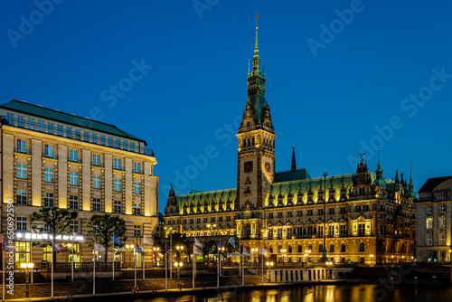 The city of Hamburg, Germany