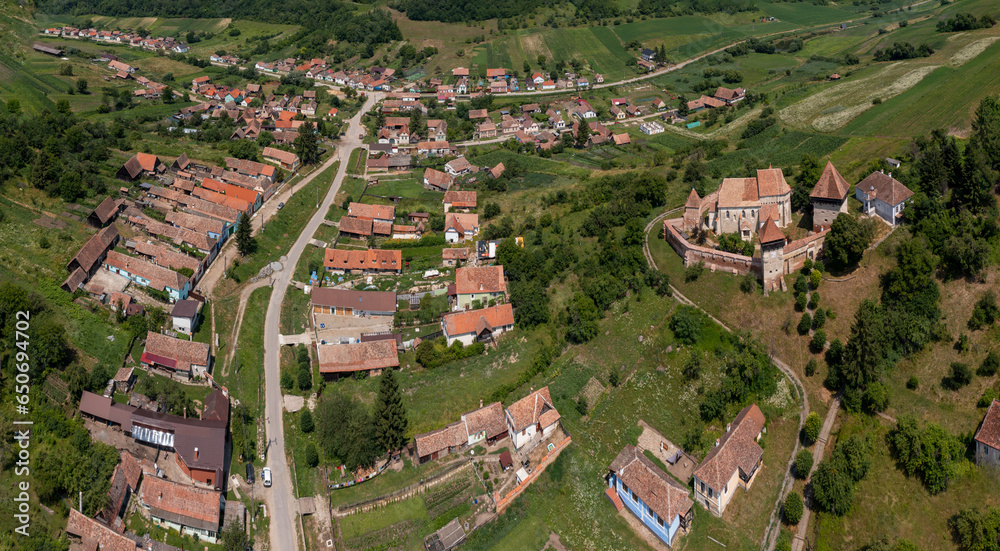 The fortified church of Alma Vii in Romania