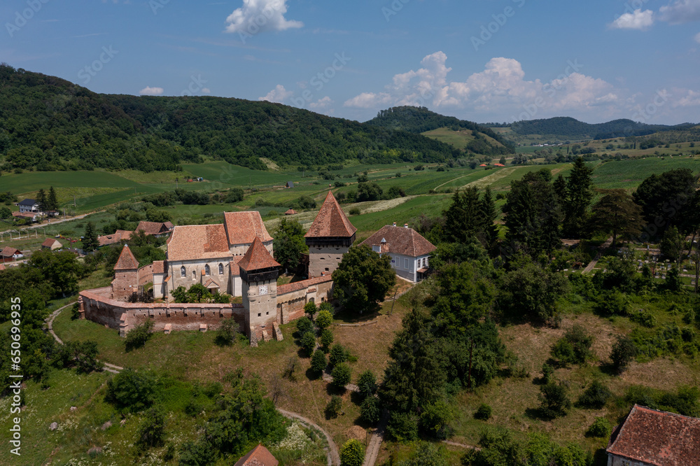 The fortified church of Alma Vii in Romania