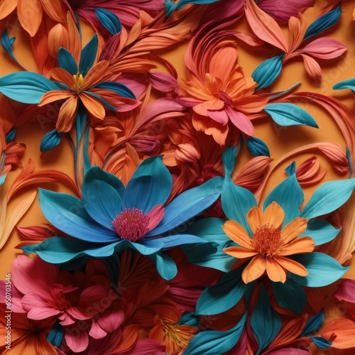Discover the Elegance of Floral Beauty Patterns  Generative AI