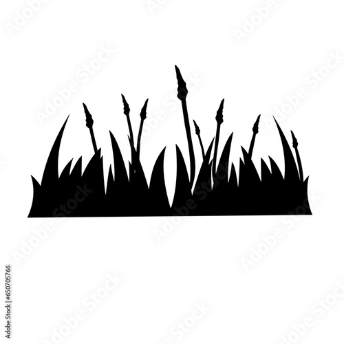 grass silhouette icon