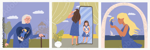 Inner Children Flat Set