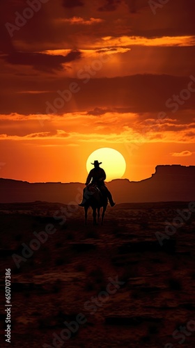 Western cowboy or farmer or rancher portrait outdoor background. Handsome american man wearing leather cowboy hat. 