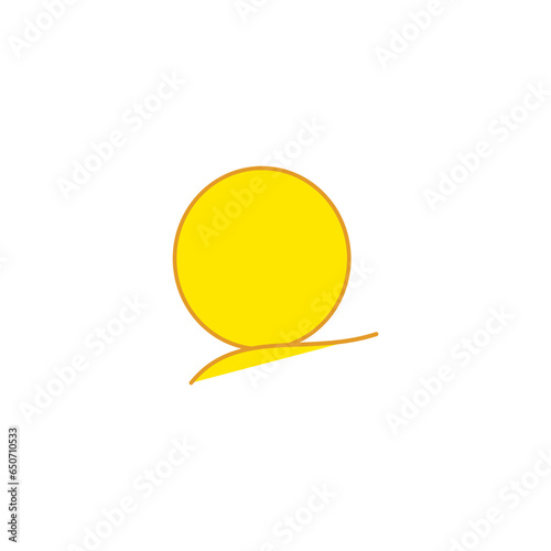 Sun icon vector symbol