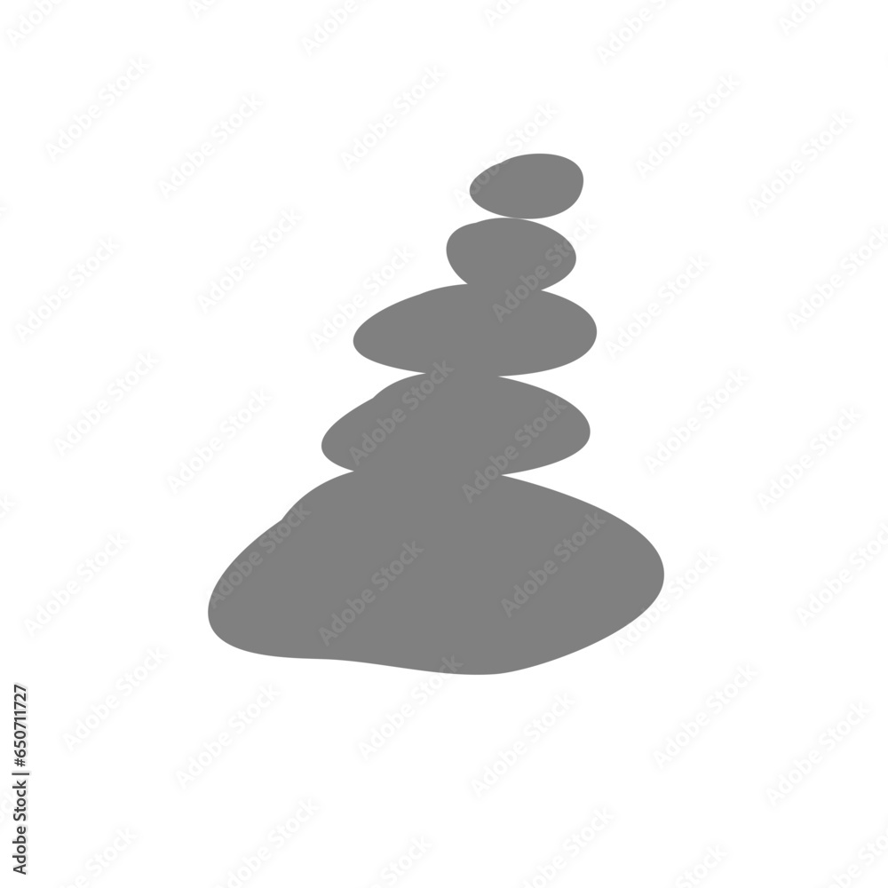 Balance pebble stone vector illustration. Wellness harmony logo. Balance pebble stone vector illustration. Wellness harmony logo.