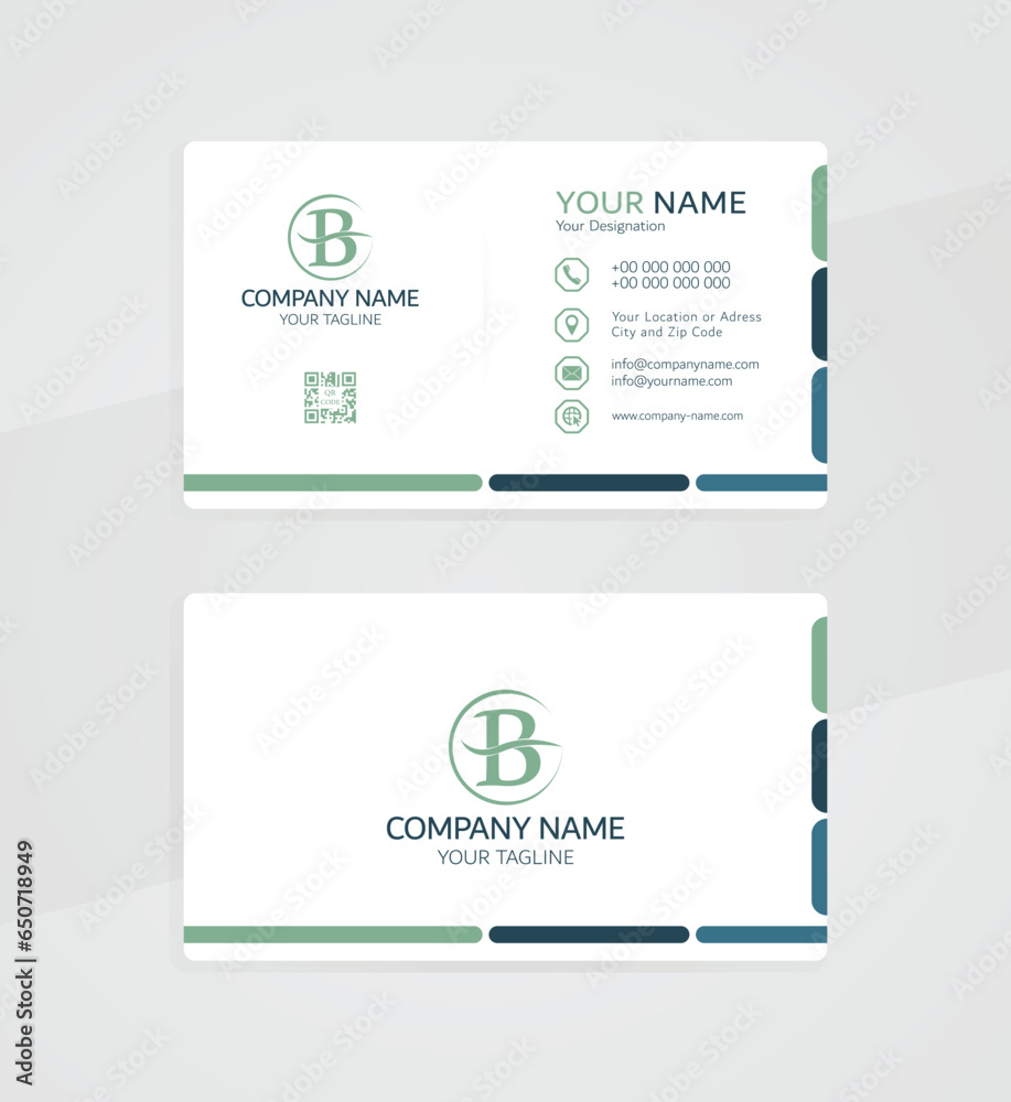 Professional minimal business card template, modern luxurious company card design Professional minimal business card template, modern luxurious company card design