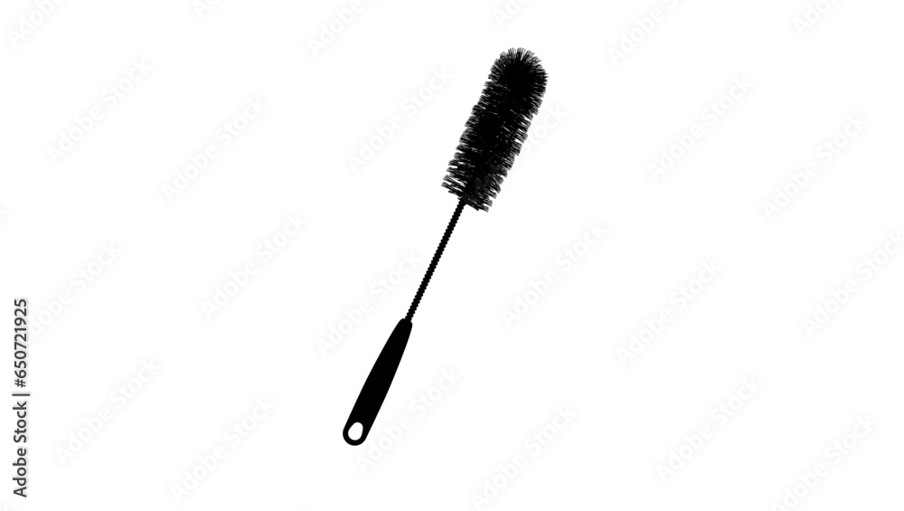 Bottle Cleaning Brush silhouette Bottle Cleaning Brush silhouette