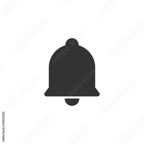 Bell icon vector for web, computer and mobile app