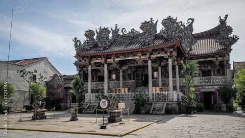 The architecture of Penang Island in Malaysia
