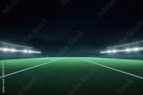 Spectacular Spotlighted Grass Field