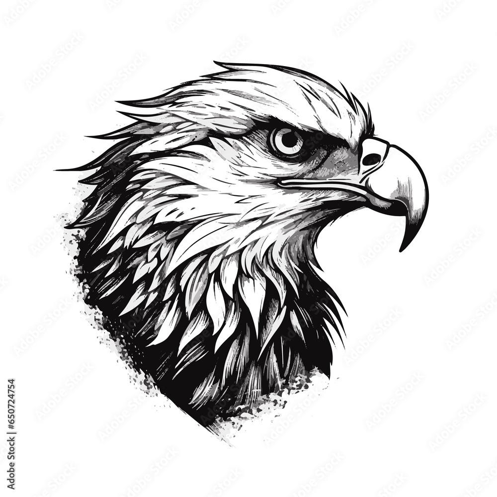 Eagle Majesty: Striking Vector Illustration of the Bald Eagle Eagle Majesty: Striking Vector Illustration of the Bald Eagle