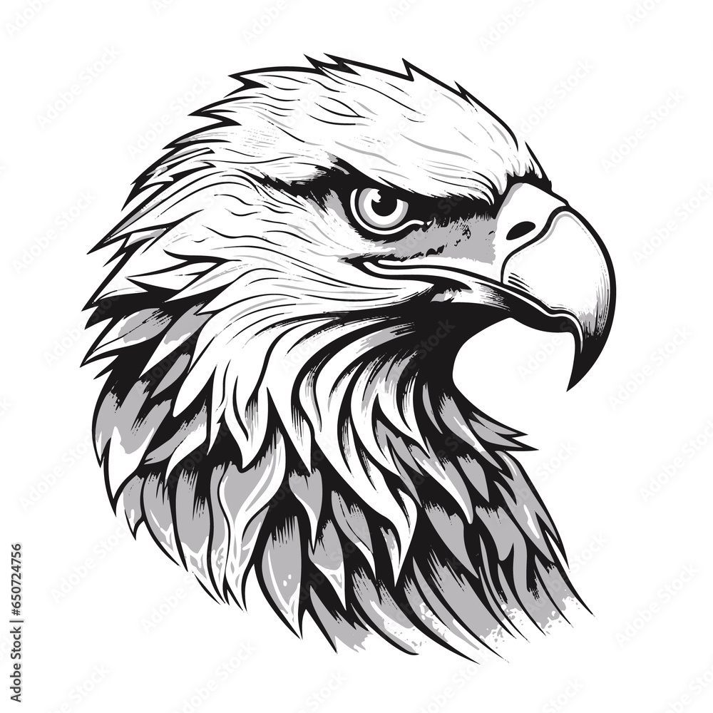 Eagle Majesty: Striking Vector Illustration of the Bald Eagle Eagle Majesty: Striking Vector Illustration of the Bald Eagle