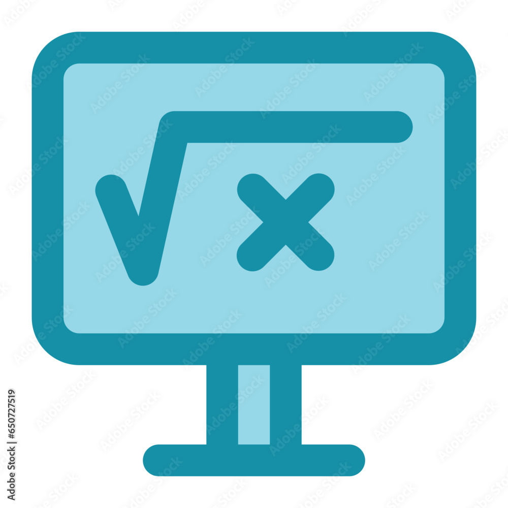 Obraz premium math icon for illustration