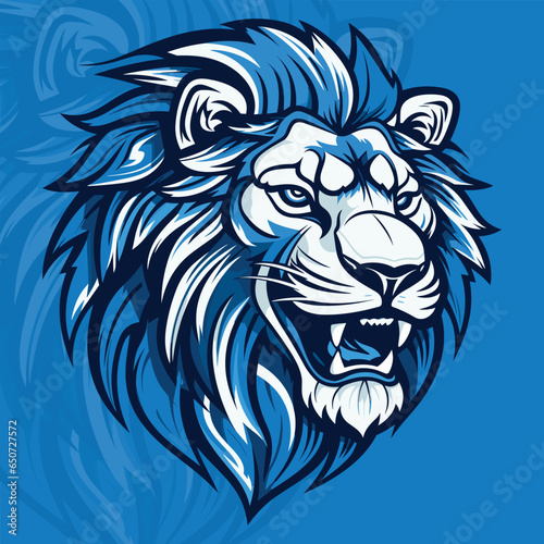 lion head vector