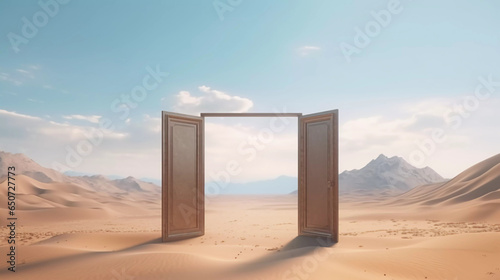 open door in the desert 