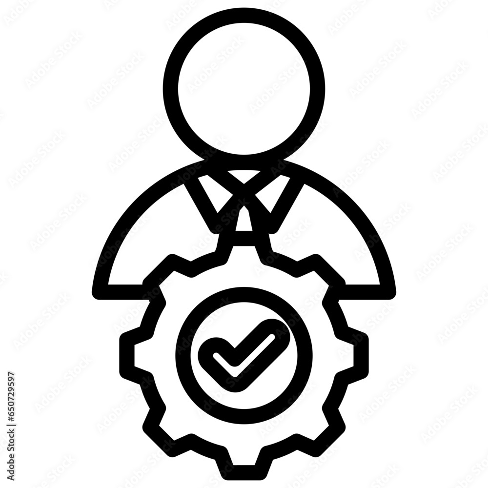 Manager Outline Icon