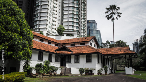 The architecture of Kuala Lumpur in Malaysia