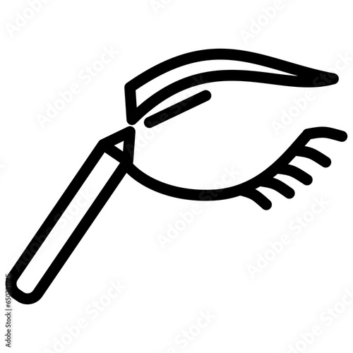 Eyebrows Outline Icon
