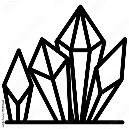 Mineral Outline Icon