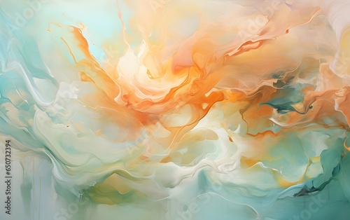 Watercolor abstraction for interior decoration