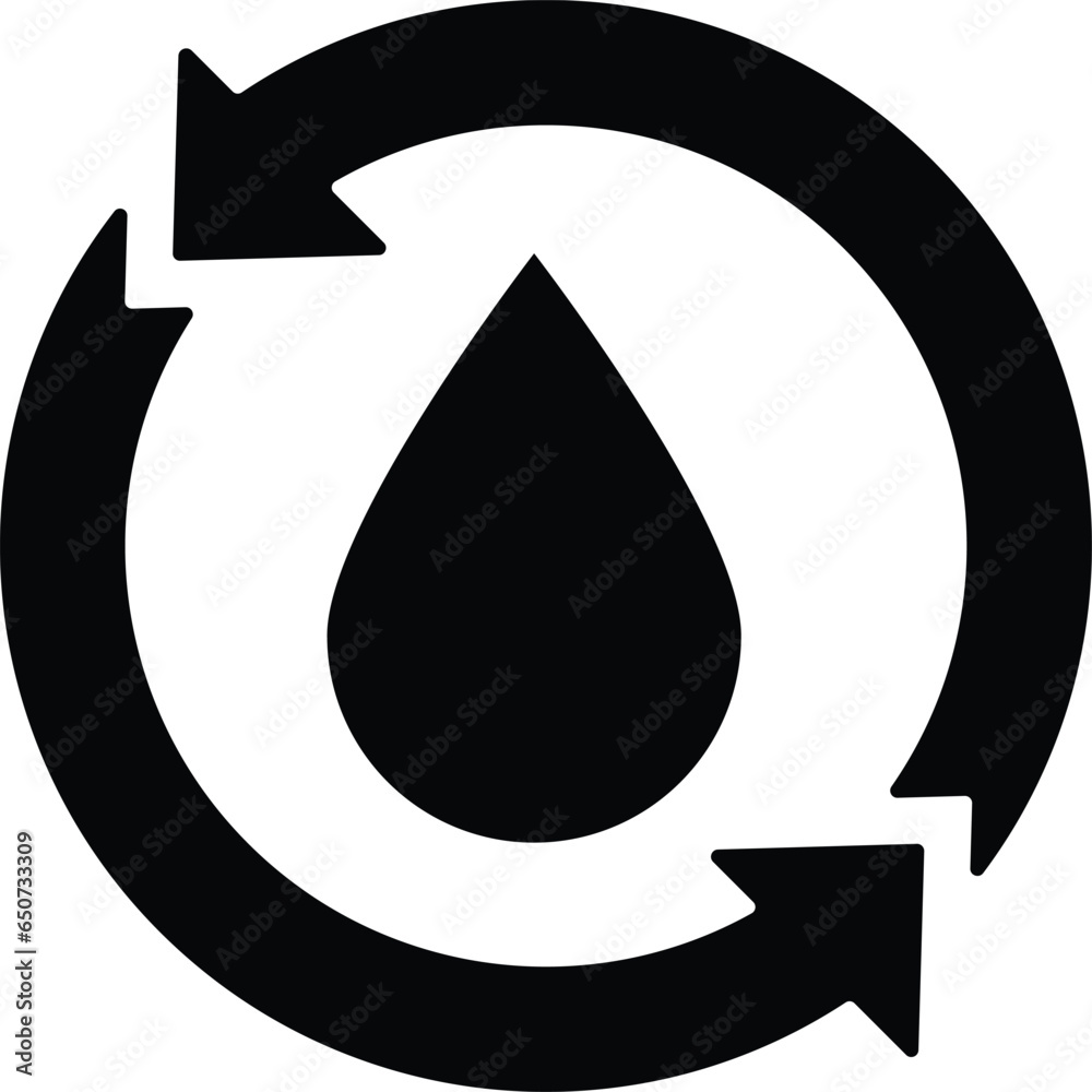 Fototapeta premium reuse icon vector