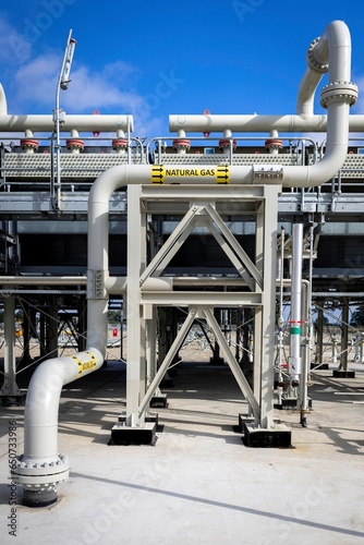 Natural gas high pressure cooller on compressor station