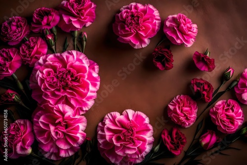 pink roses on wooden background © SAJAWAL JUTT